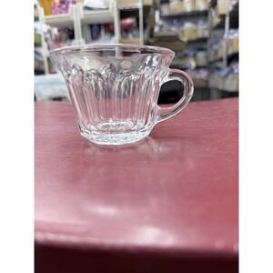 Vintage Clear Punch Cup,‎ Single, Anchor Hocking Colonial